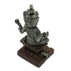 Aquarium Buddha Statue Decoration Resin Aquascaping Fish Tank Meditating Buddha