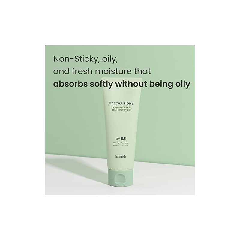 heimish Matcha Biome Oil FREE Calming Gel Moisturizer