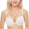 Wingslove Women's Underwire Super Push-Up Bra, Extremely Padded Maximiser for