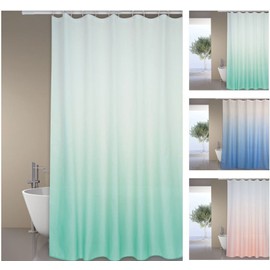 Cotexsa by MSV Premium Anti-Mould Fabric Shower Curtain – Washable, Antibacterial "Sugar" 180 x 200 cm, 100% Waterproof, Polyester, With 12 Curtain Rings – Made In Spain, 180 x 200 cm