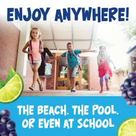 12x Packets Kool-Aid Blue Raspberry Lemonade Flavor Caffeine Free Soft Drink Mix