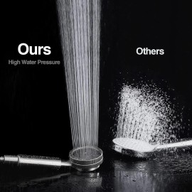 BRIGHT SHOWERS New High Pressure (1.8gpm) Handheld Shower Head With 59'' Hose Set PSS1382-02