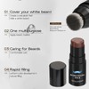 Beard Filler, Moustache Cream Filler and Brush, 7g Long-Lasting Waterproof