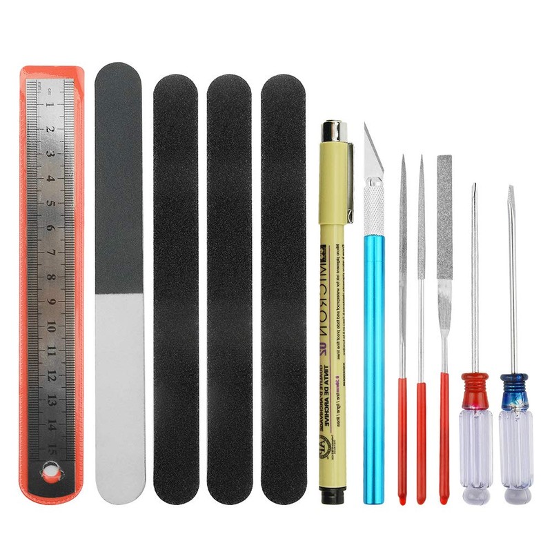 TOVOT 23PCS Model Tools Hobby Building Tools Craft Set Modeler