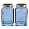 RSVP International Jumbo Retro Glass Salt & Pepper Shaker, Screw