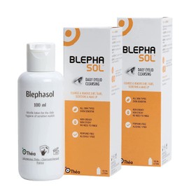 2 x Blephasol Micelle Lotion 100ml | for Daily Hygiene of Sensitive Eyes | Cleanses and Removes Dirt, Tears Secretions and Make-up