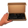SKIR'CO (20 pcs) Rectangular Plastic Plugs 25 x 40 mm,