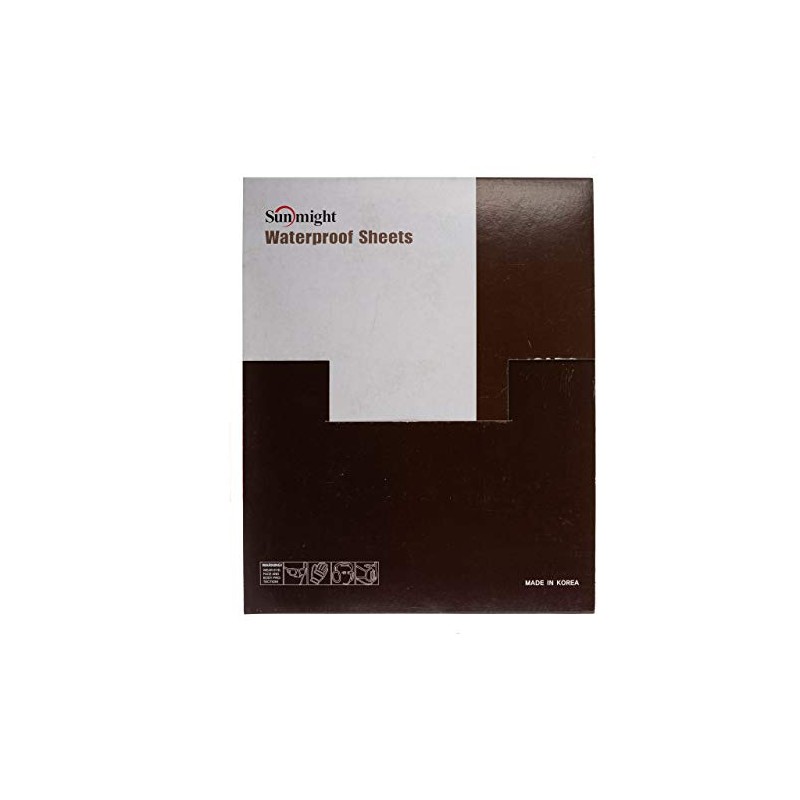 Sunmight Wateproof 9" X 11" 600G Plain Sheet, 08118, 50