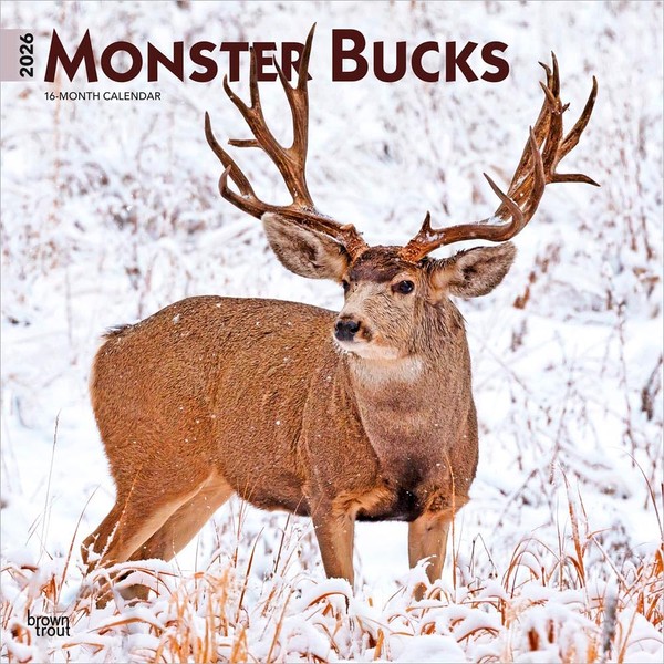Monster Bucks | 2026 12 x 24 Inch (Hanging) Monthly