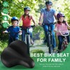 Roguoo Bike Seat, Most Comfortable Bicycle Seat Memory Foam Waterproof