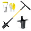 Jardineer 3PCS Bulb Planter Tools Set, Long Handle Bulb Planting