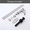 Bathroom Faucet Brushed Nickel Modern Bathroom Sink Faucet with Single