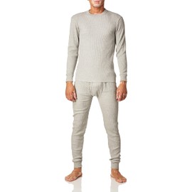Smith's Workwear Men's Men's Thermal Sets Underwear, Heather Grey, Small