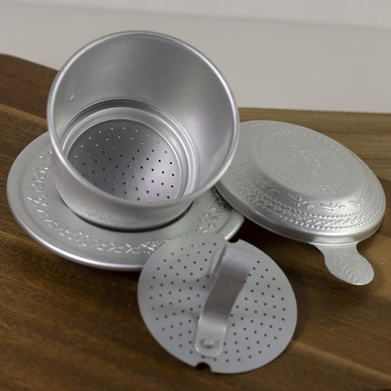 Angoily Vietnamese Coffee Filter, Stainless Steel Cup Coffee Filter Coffee