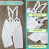 Bunnycool 5 Pcs Baby Boy Baptism Outfits Includes Shirt Beret