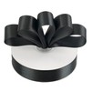 MEEDEE Black Ribbon 1 Inch Black Satin Ribbon Lux Satin
