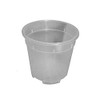 Orchid Pot Plastic Transparent in Various Sizes (Diameter 17 cm
