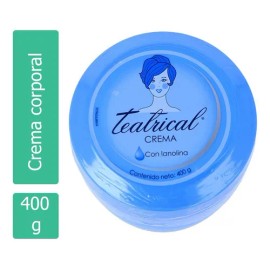 Teatrical Crema Sólida con Lanolina 400 g Hidratación Intensiva Día/Noche Piel Seca