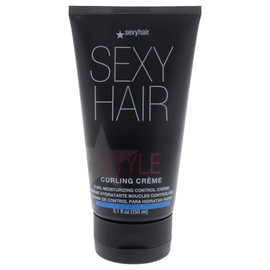 SexyHair Style Curling Crème Crema Hidratante para Rizos | Control Ligero | Mantiene la Hidratación | Combate el Frizz | 150ml