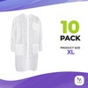 AMZ Medical Supply White Disposable Lab Coat Women and Men