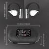 Fourmor Open-Ear Wireless Bluetooth Headset, Touch Color Screen, Bluetooth 5.4,