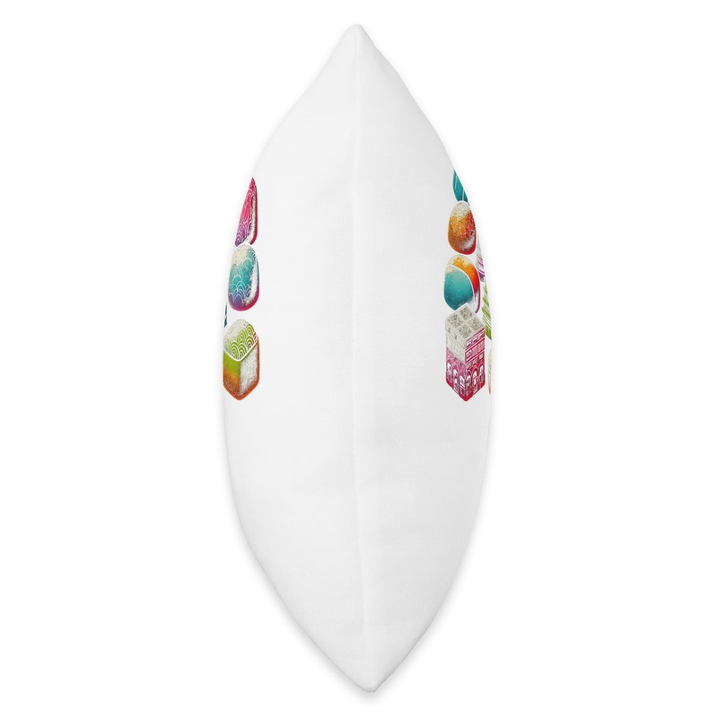 Mochi Globetrotter Throw Pillow