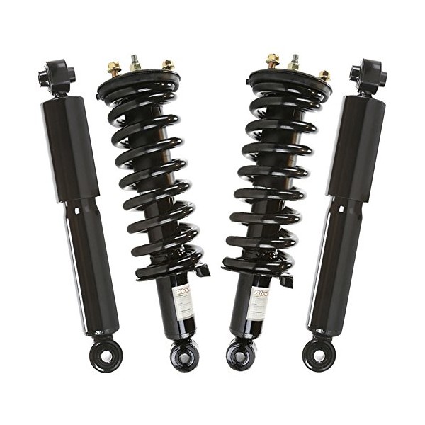AutoShack KS47276-CST100244 Front Rear Complete Struts Coil Springs Assembly and