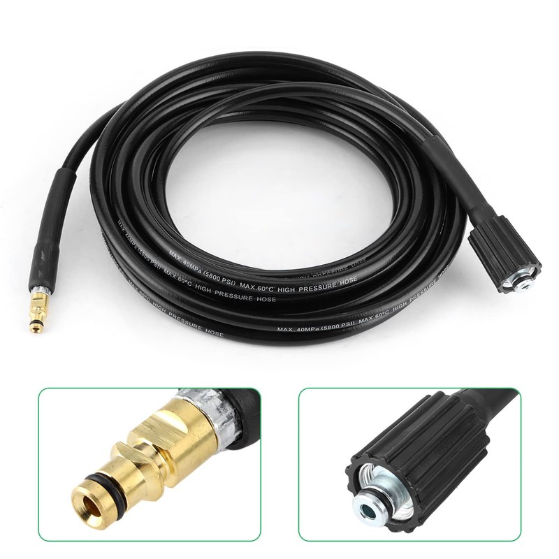 40MPa 5800PSI Auto Washer Hose, High Pressure Water Cleaning Rubber