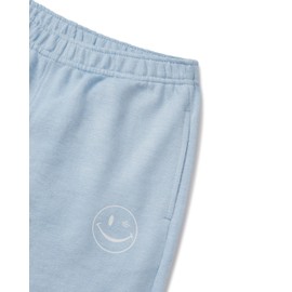 JOE BOXER Girls Joggers, Comfy French Terry Sweats, Sweatpants 10-12 (Blue Bell, Large)
