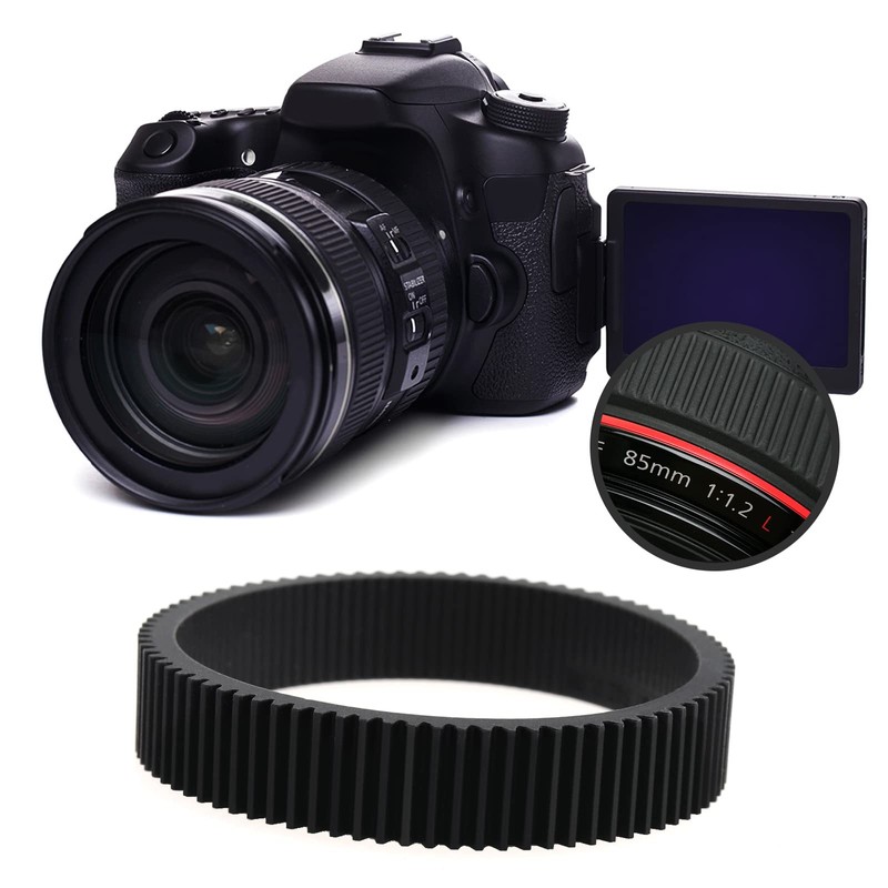 SG Store Seamless Focus Gear Ring for 60-67mm Diameter Lens
