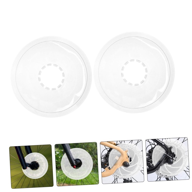 Gatuida 6pcs Bike Flywheel Guard Set Plastic Sprocket Protector for