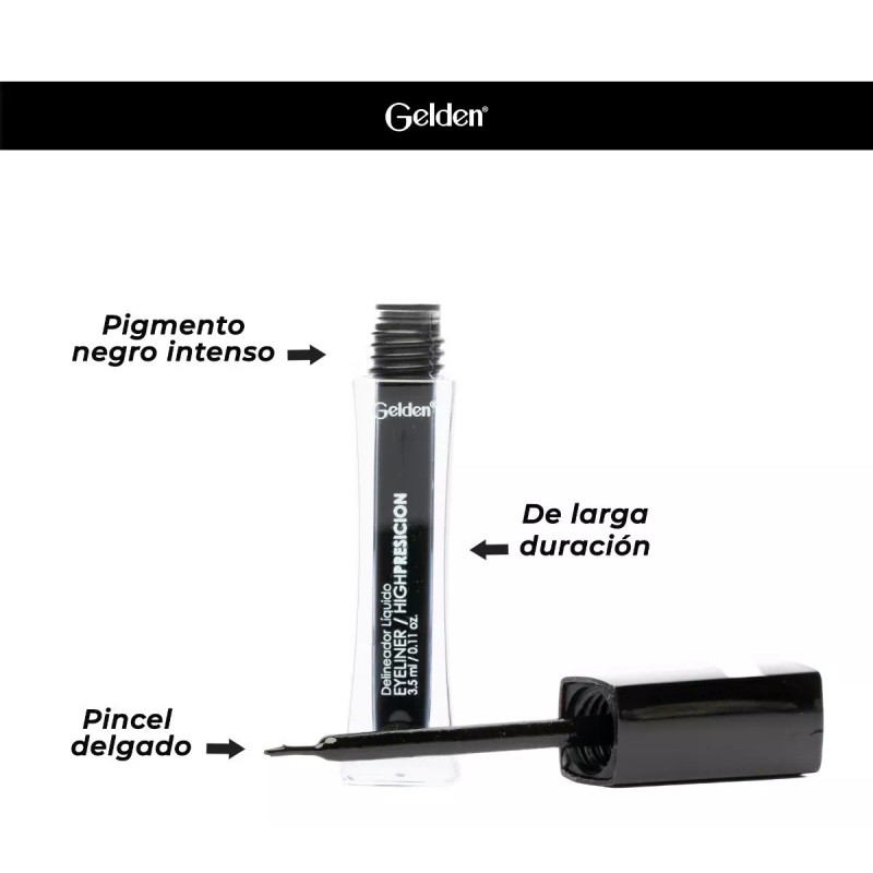 Gelden Delineador Liquido De Alta Precisión Para Ojos