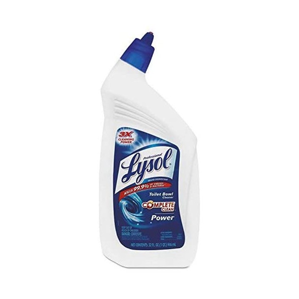 Lysol 74278EA Disinfectant Toilet Bowl Cleaner, 32 oz Bottle, 1 Bottle