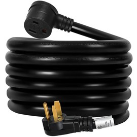 Welder Extension Cord 8 AWG, 25FT Welding Cords 40 amp, 125V/250V Welding Power Cord NEMA 6-50P/6-50R