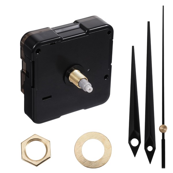 Clock Mechanism Replacement with Second Hand, 7.08 Inch Shaft Length