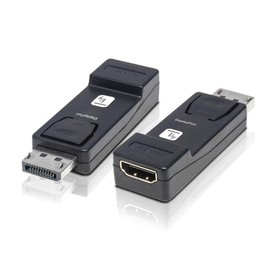 Convertitore Video Techly Converter Adapter DisplayPort DP 1.2 to HDMI 4K 30Hz