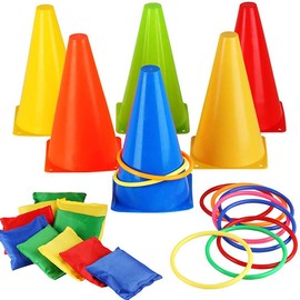 Sport Cones Traffic Cones Training Cones Plastic Sport Training  Marker Cone for Soccer Skating Football Indoor Outdoor Games