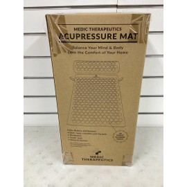 Medic Therapeutics Acupressure Mat & Pillow Set w/ Carrying Bag