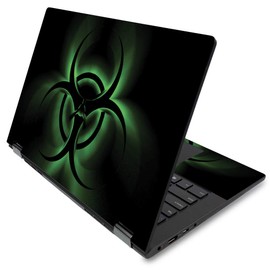 MightySkins Skin for Lenovo Flex 14" (2019 No Fingerprint Scanner) - Bio Glare | Protective, Durable, and Unique Vinyl Decal wrap Cover | Easy to Apply, Remove, and Change Styles | Made in The USA