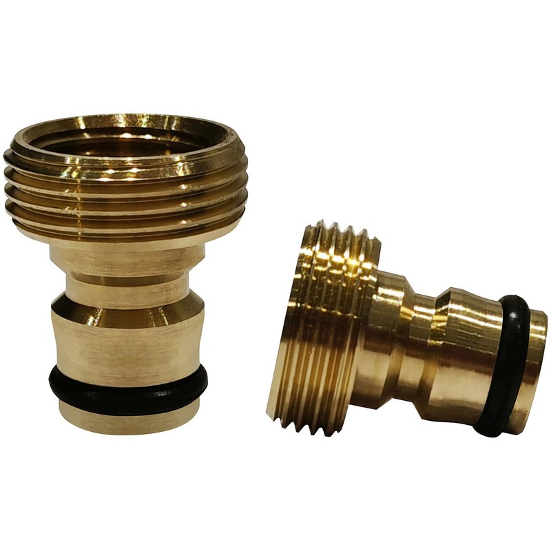 Rosenstein & Söhne Hose Connector: Set of 2 Tap Hose