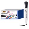 BIC Intensity Black Low Odor Dry Erase Markers, Chisel Tip,