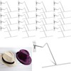 Zonon 20 Pack Slatwall Cowboy Hat Display Holder Western Cowboy