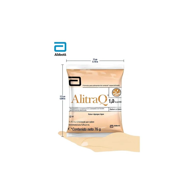 Alitraq 76 G Caja Con 6 Sobres Sabor Vainilla