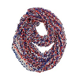echomerx Confetti Infinity Scarf, Patriotic