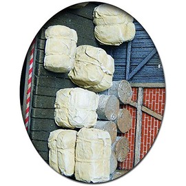 modellbahn-exklusiv Juweela 24218 Raw Material Bales Beige 20 Pieces Track 0 Zero 1:45
