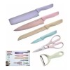 ML Cuchillos Cocina Profesionales Acero Inoxidable Color Pastel