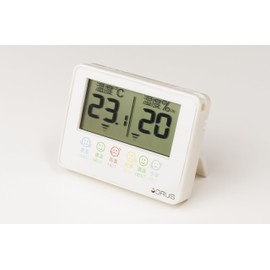 Grus (gurusu) Digital Hygrometer Indoor Outdoor Portable White grs102 – 01