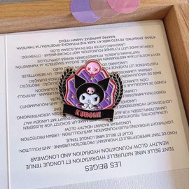 Cute Kumi Plush Crossbody Bag with Adjustable Shoulder Strap and Kumi Pin, Kawaii Handbag with Zipper, Kawaii Wallet Purse Shoulder Bag Coin Pouch Accessories for Women Girls