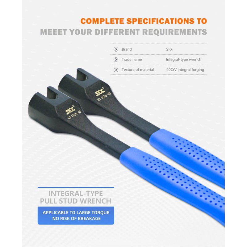 XINCHENG PRECISION Pull Stud Wrench CAT40 Pull Stud Spanner 45