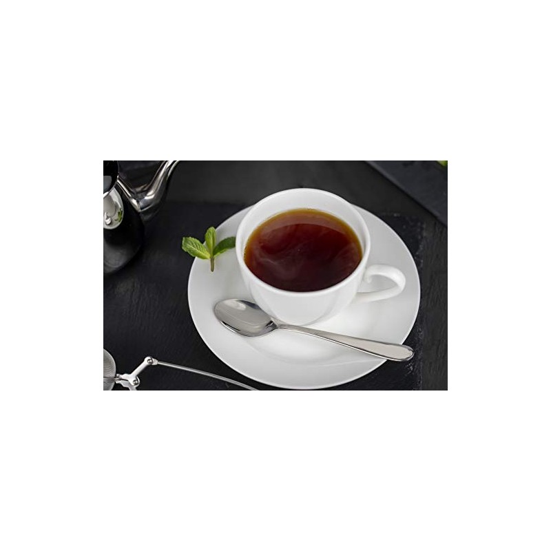 Grunwerg Windsor Carded 4-Piece Espresso Spoon Set 4ESPWDR/C, 18/0 Stainless